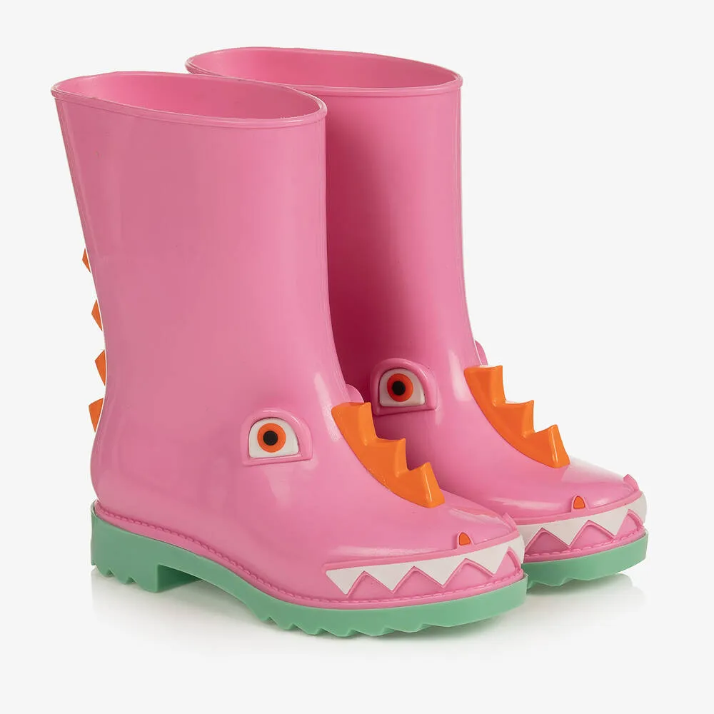 Pink Dragon PVC Rain Boots