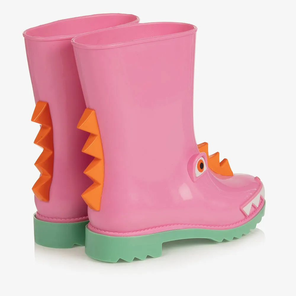 Pink Dragon PVC Rain Boots