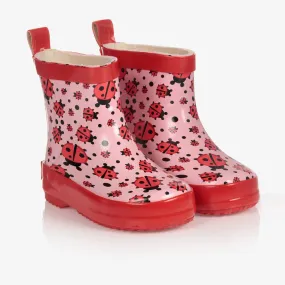 Pink First Walker Rain Boots