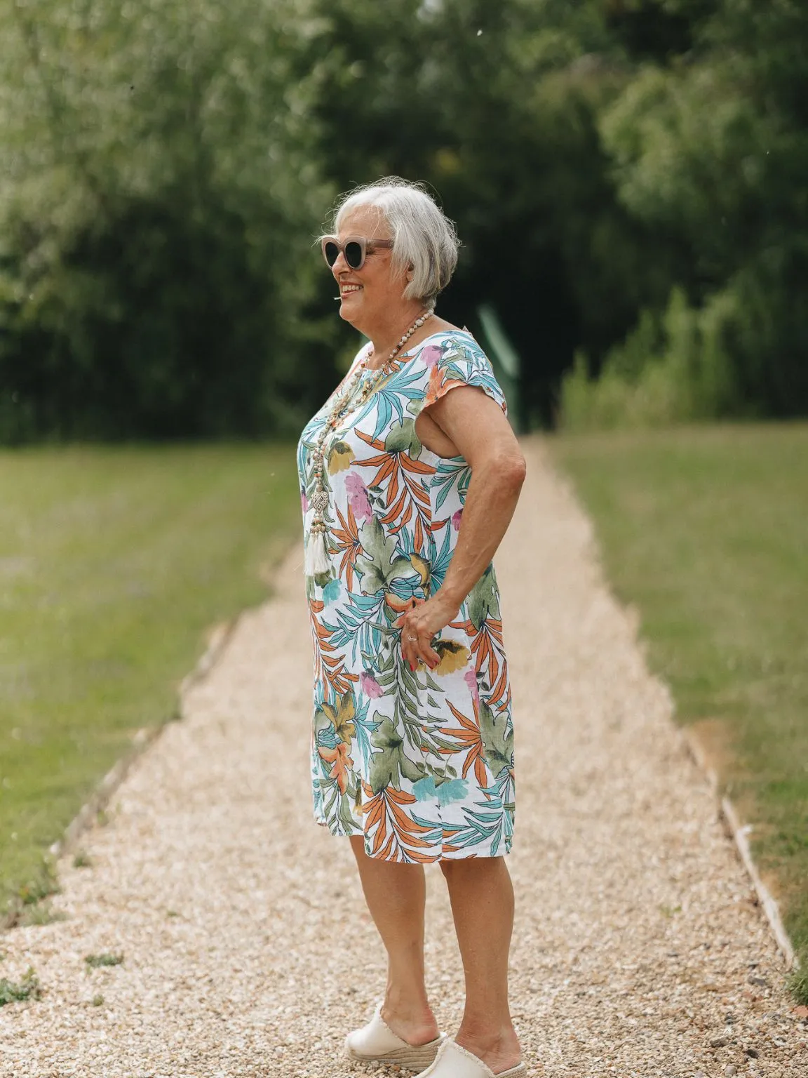 Colorful Flowery Pocket Dress Kim