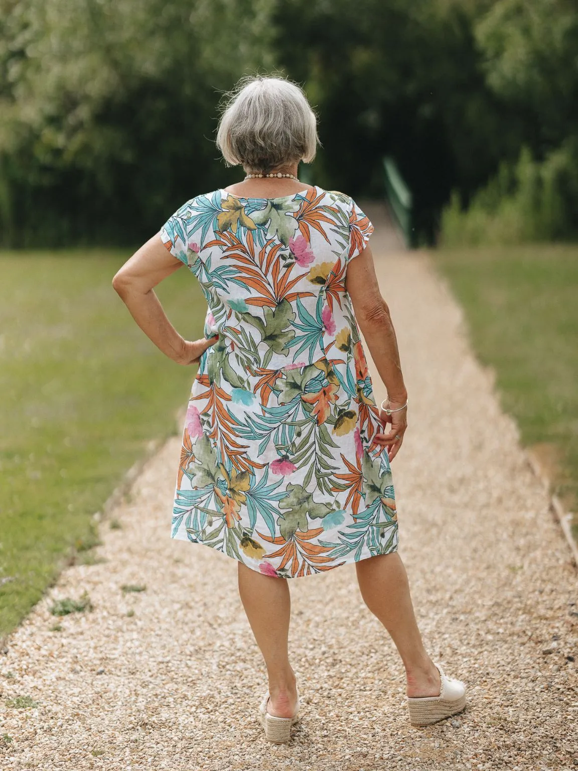 Colorful Flowery Pocket Dress Kim