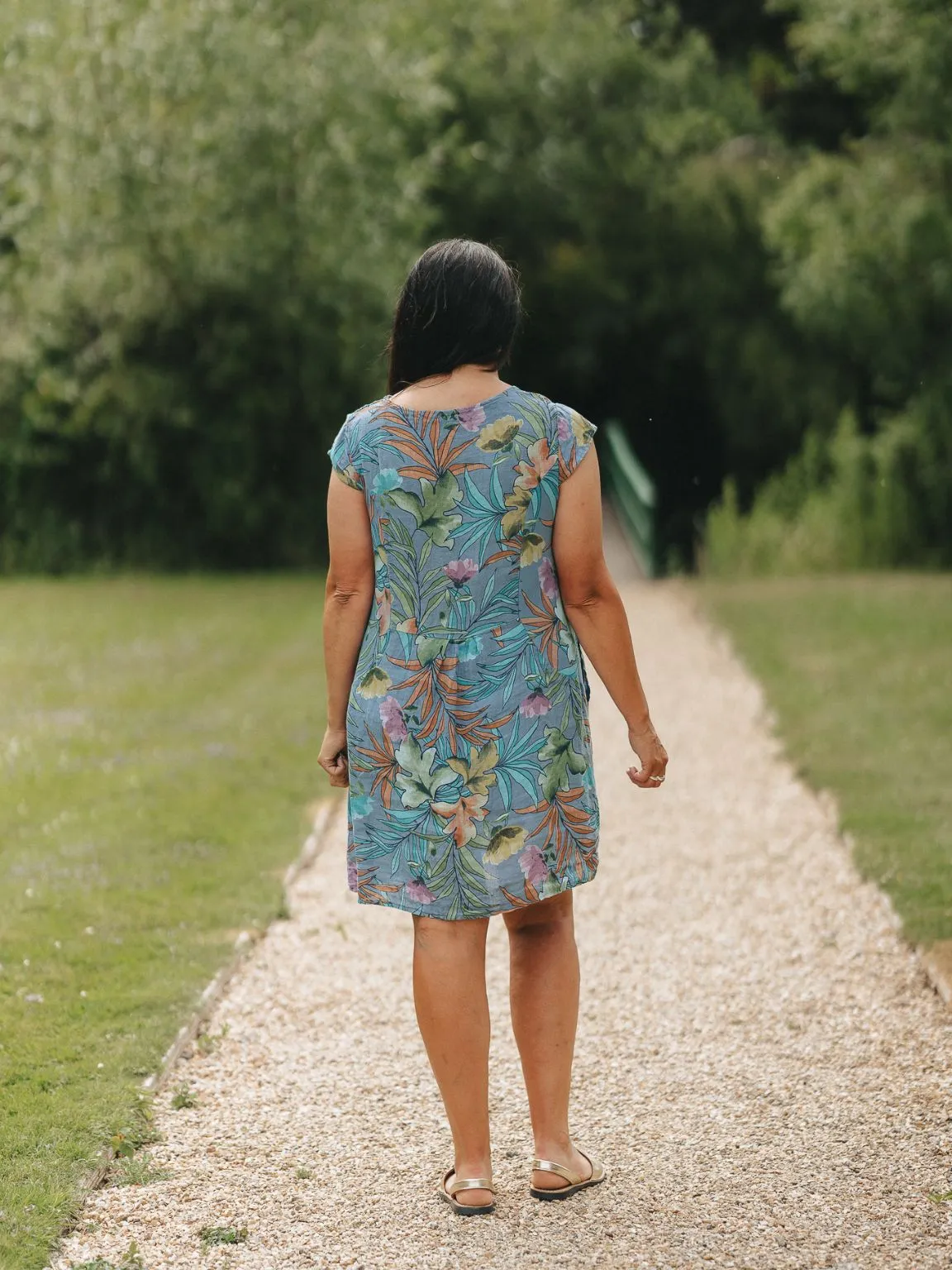 Colorful Flowery Pocket Dress Kim