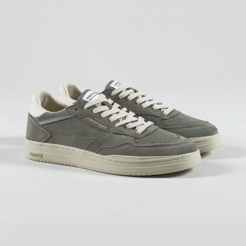 Pompeii Elan Grey Suede Shoes