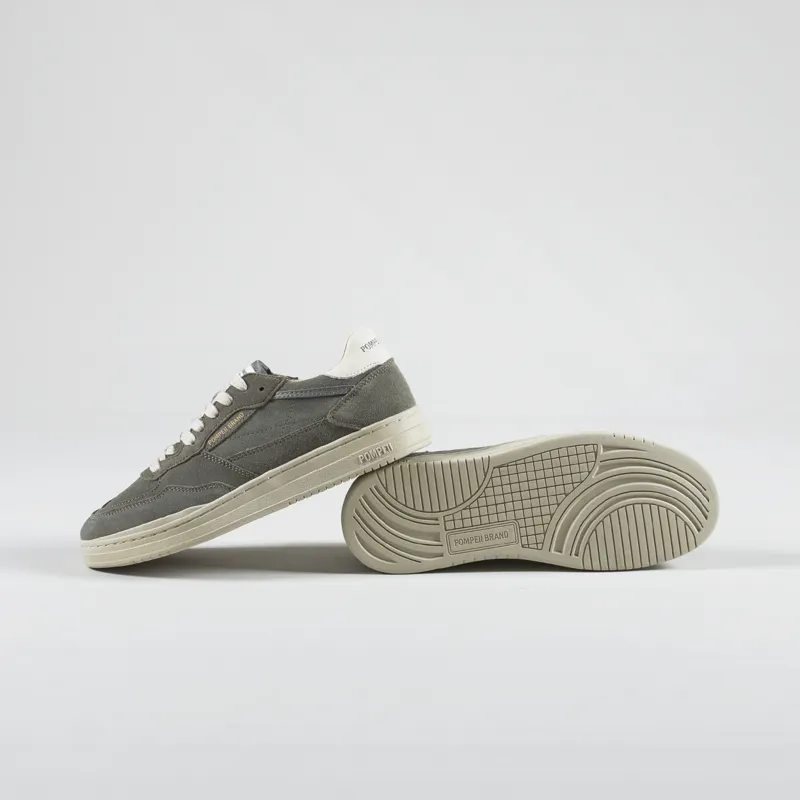 Pompeii Elan Grey Suede Shoes