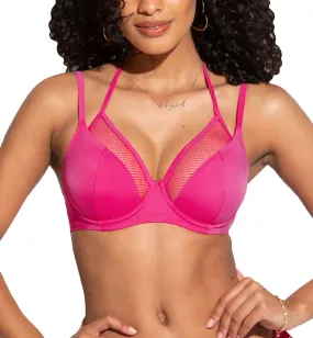 Pour Moi Glamazon Hot Pink Swim Top (30015)