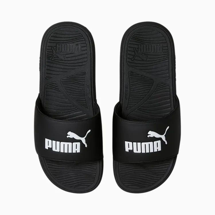 Black Slides for Men by PUMA named Cool Cat