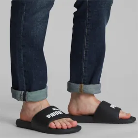 Black Slides for Men by PUMA named Cool Cat