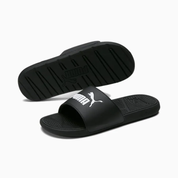 Black Slides for Men by PUMA named Cool Cat