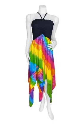 Rainbow Zig Zag Dress