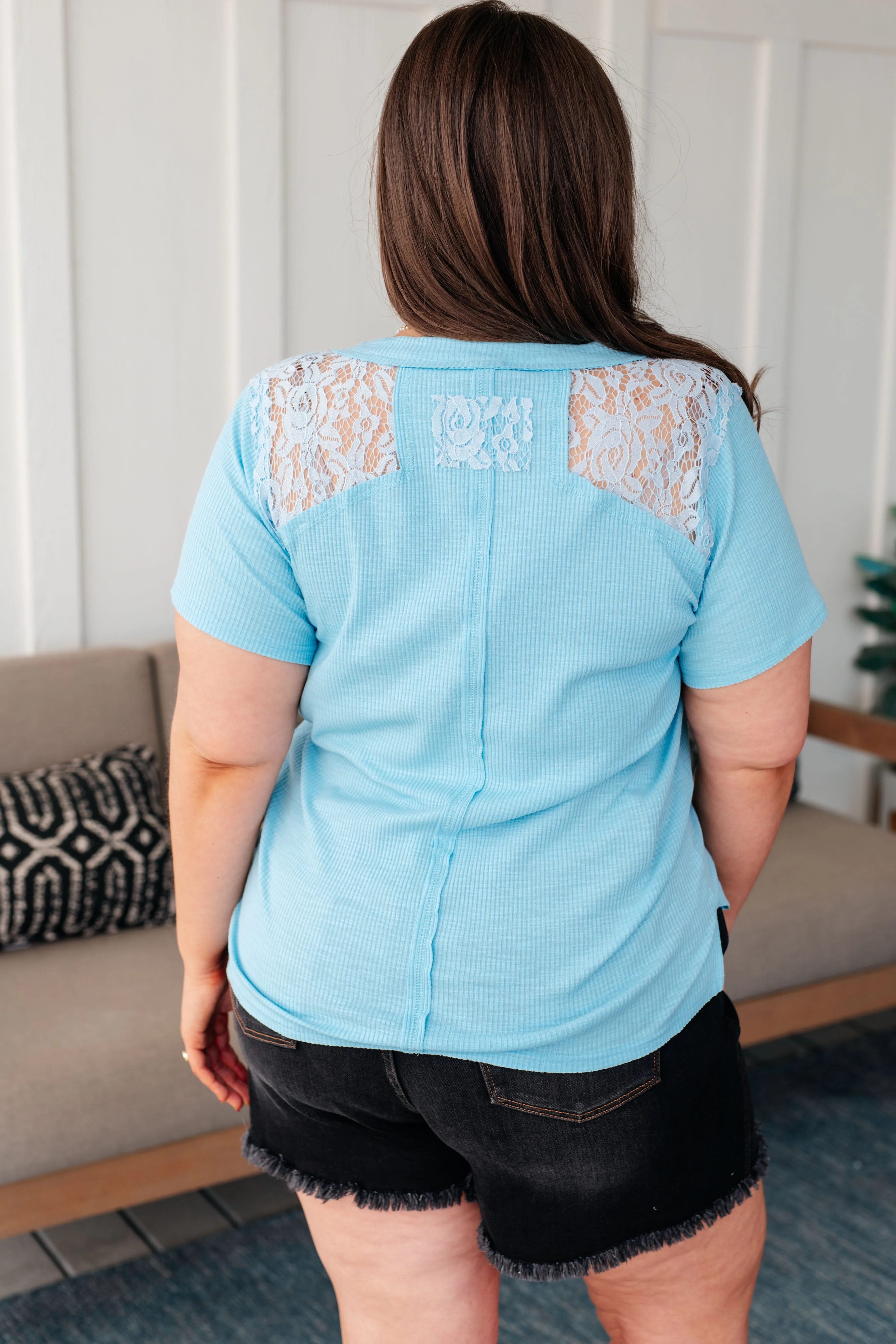 Emotive Rainy Day Lace Top