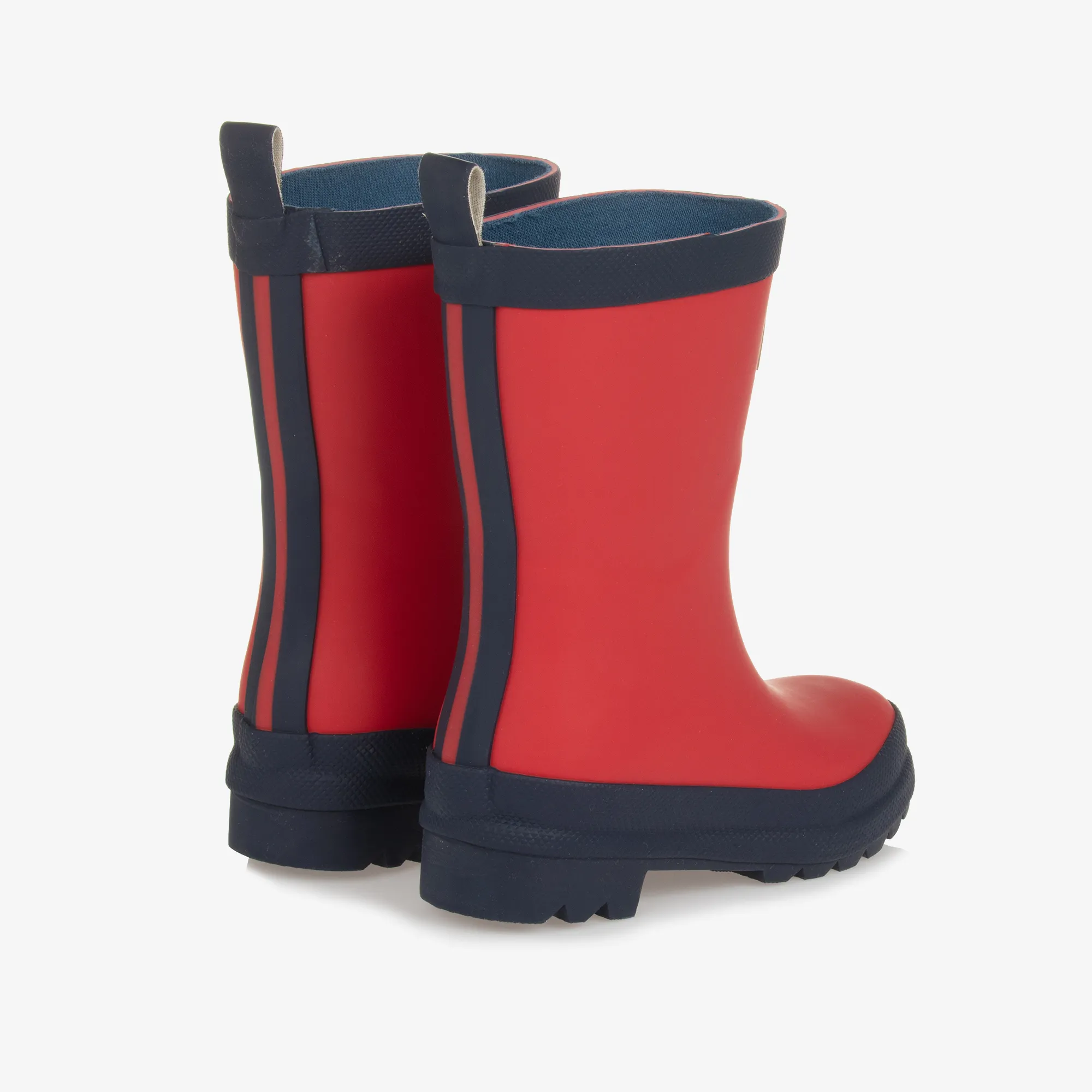 Red Blue Rain Boots