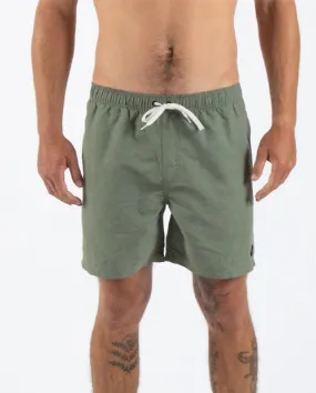 Base 17 Elastic Waist Boardshort Rusty USA