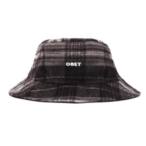 Reversible Black Multi Bucket Hat by Obey