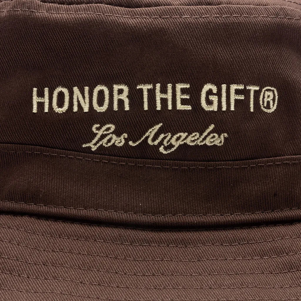 Sand Honor The Gift Signature Bucket Hat