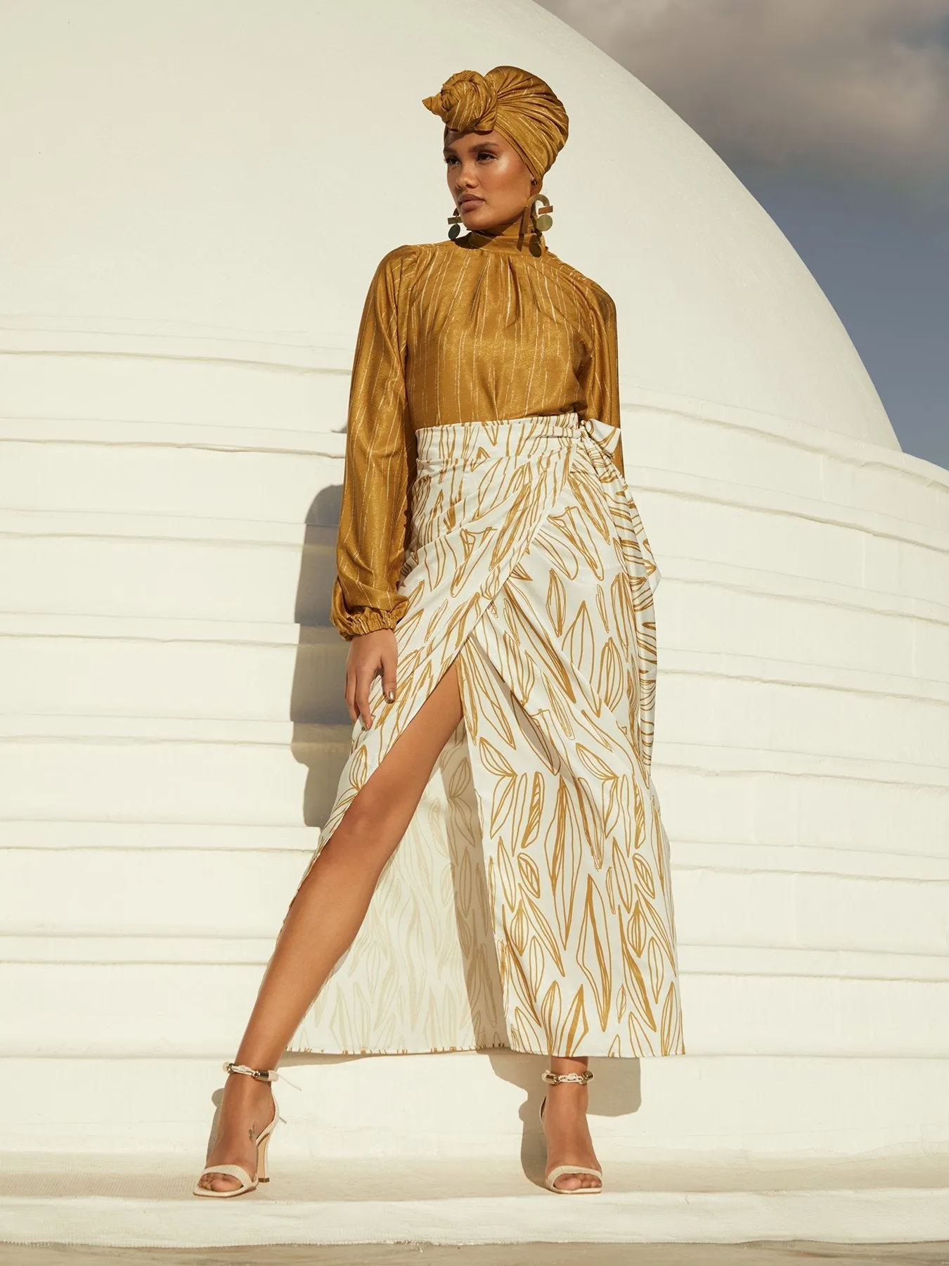 Gold Fiore Seur Skirt