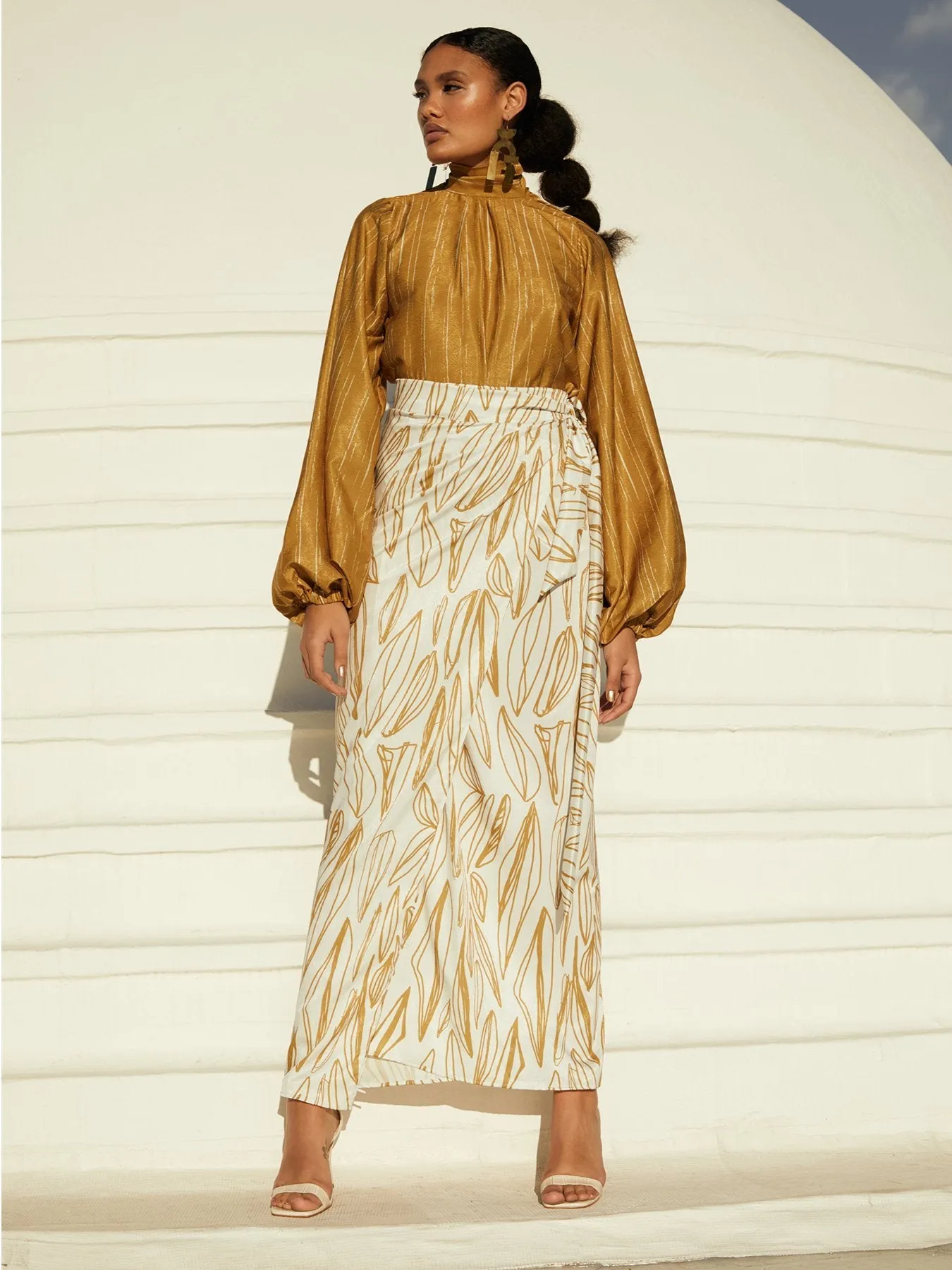 Gold Fiore Seur Skirt