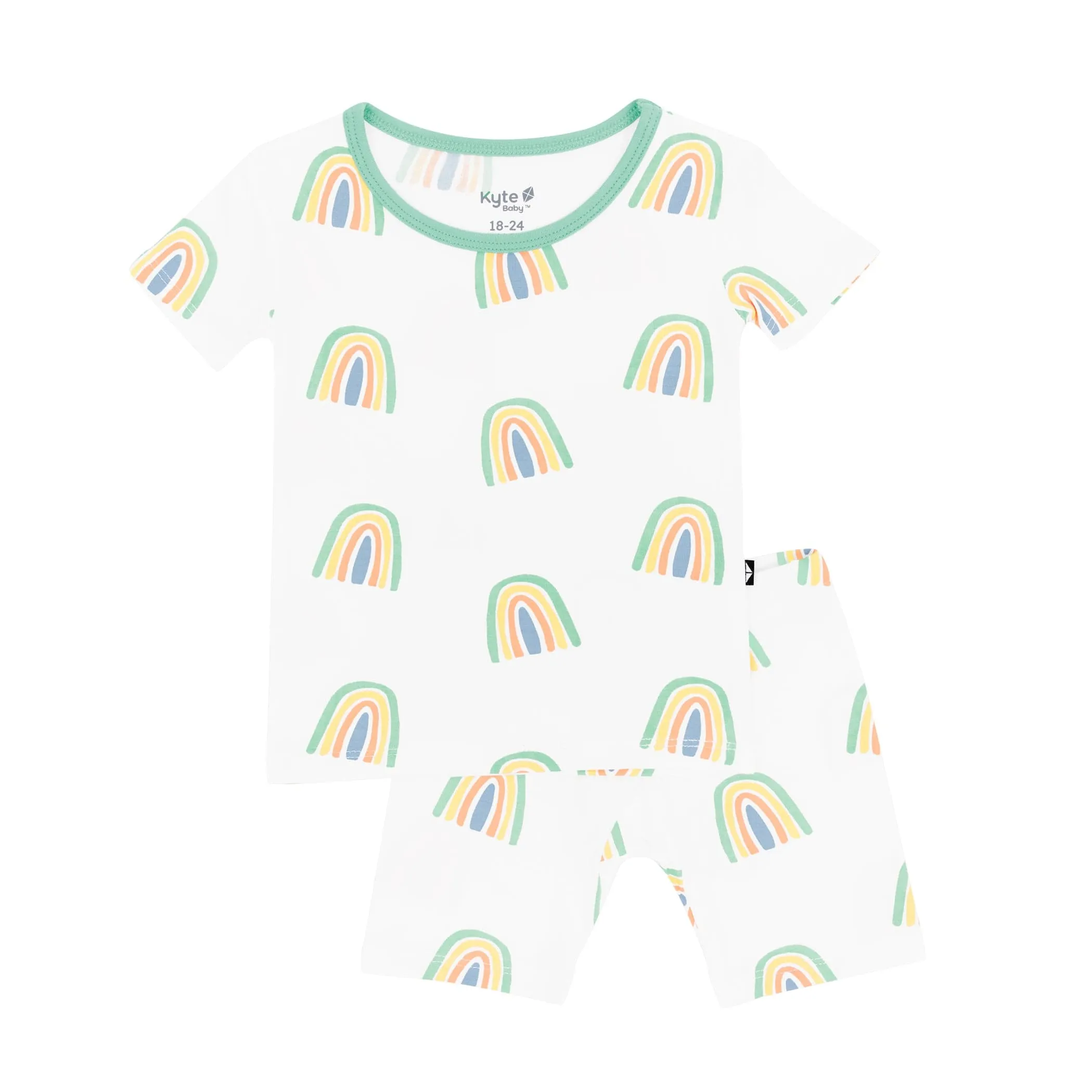 Wasabi Rainbow Short Sleeve Pajamas