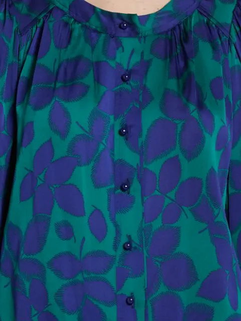 Silk Floral Pattern Tunic