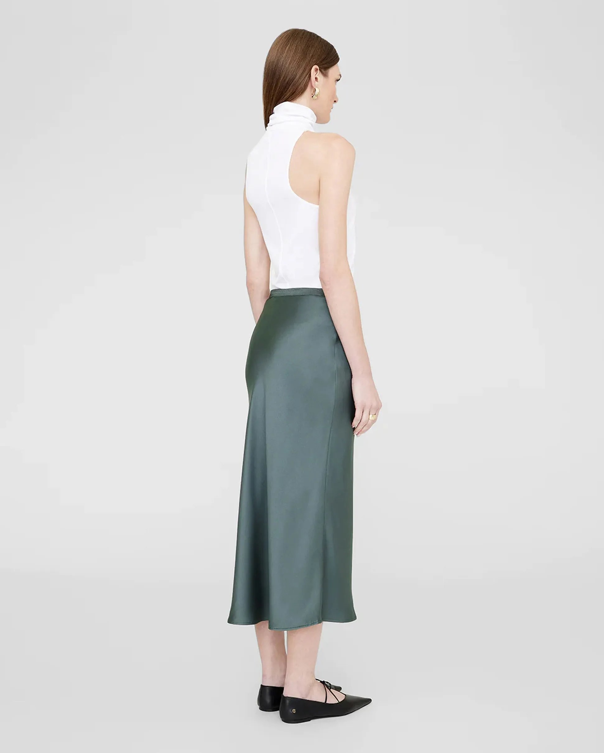 Laurel Silk Tennis Skirt