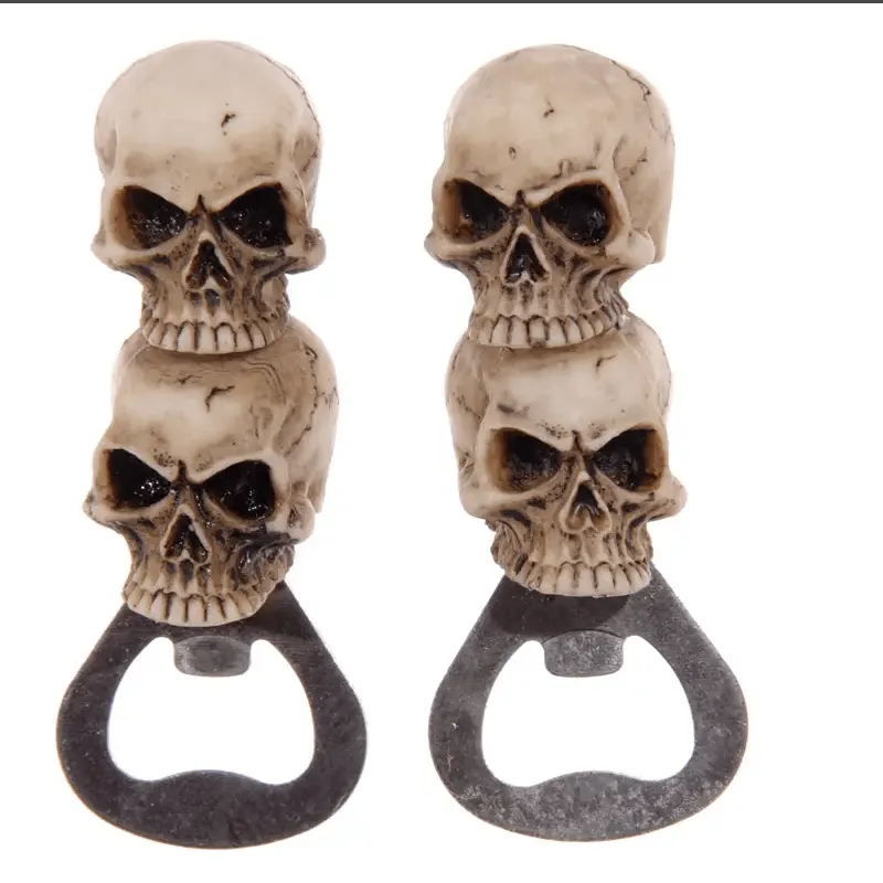 Dual Skull Beer Cap Opener