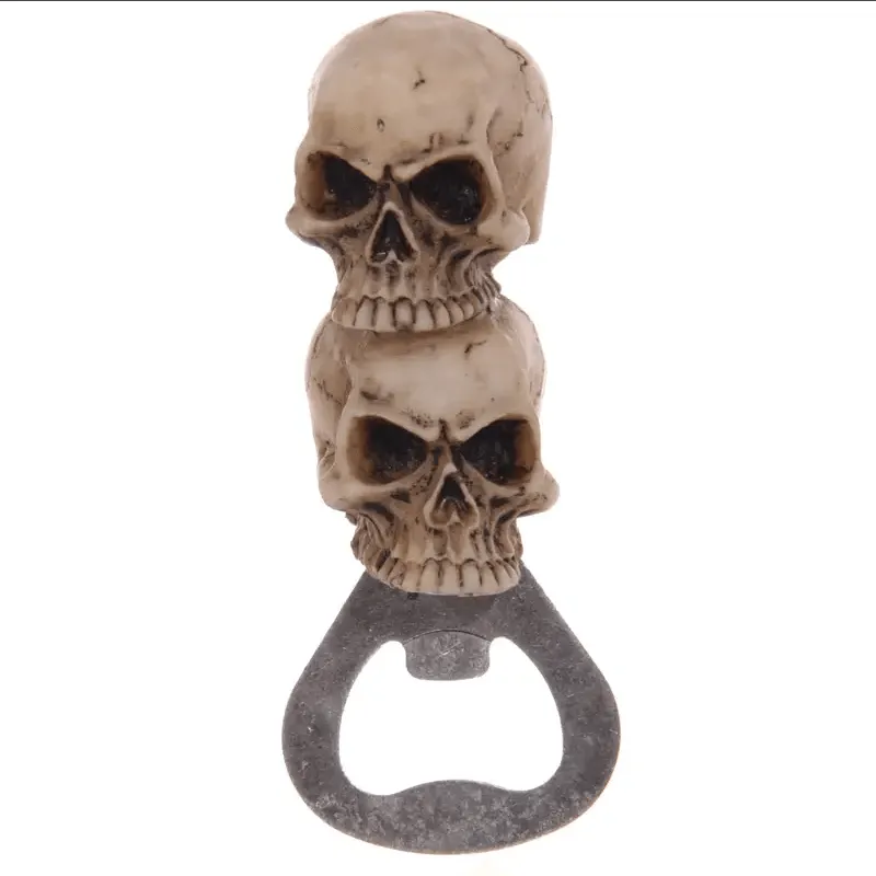 Dual Skull Beer Cap Opener