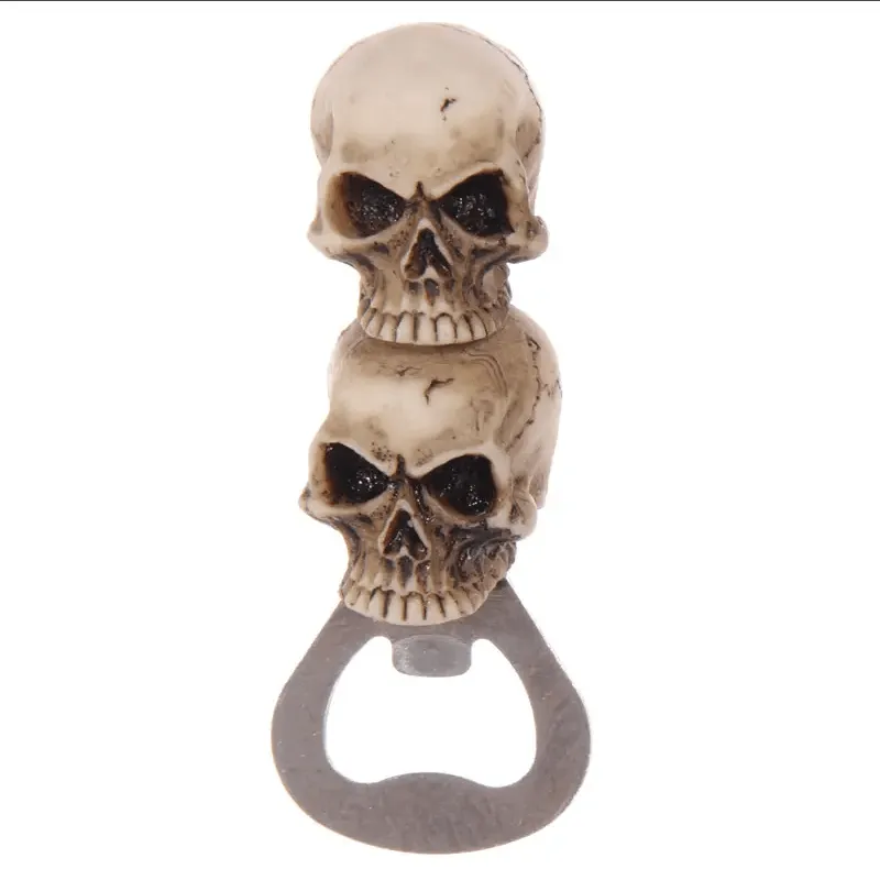 Dual Skull Beer Cap Opener