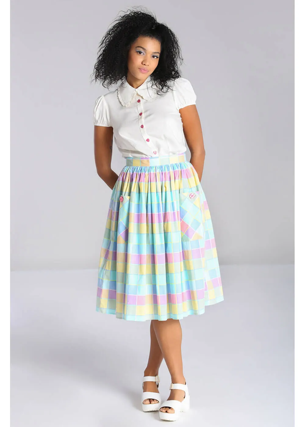 Stylish Skye Check Skirt