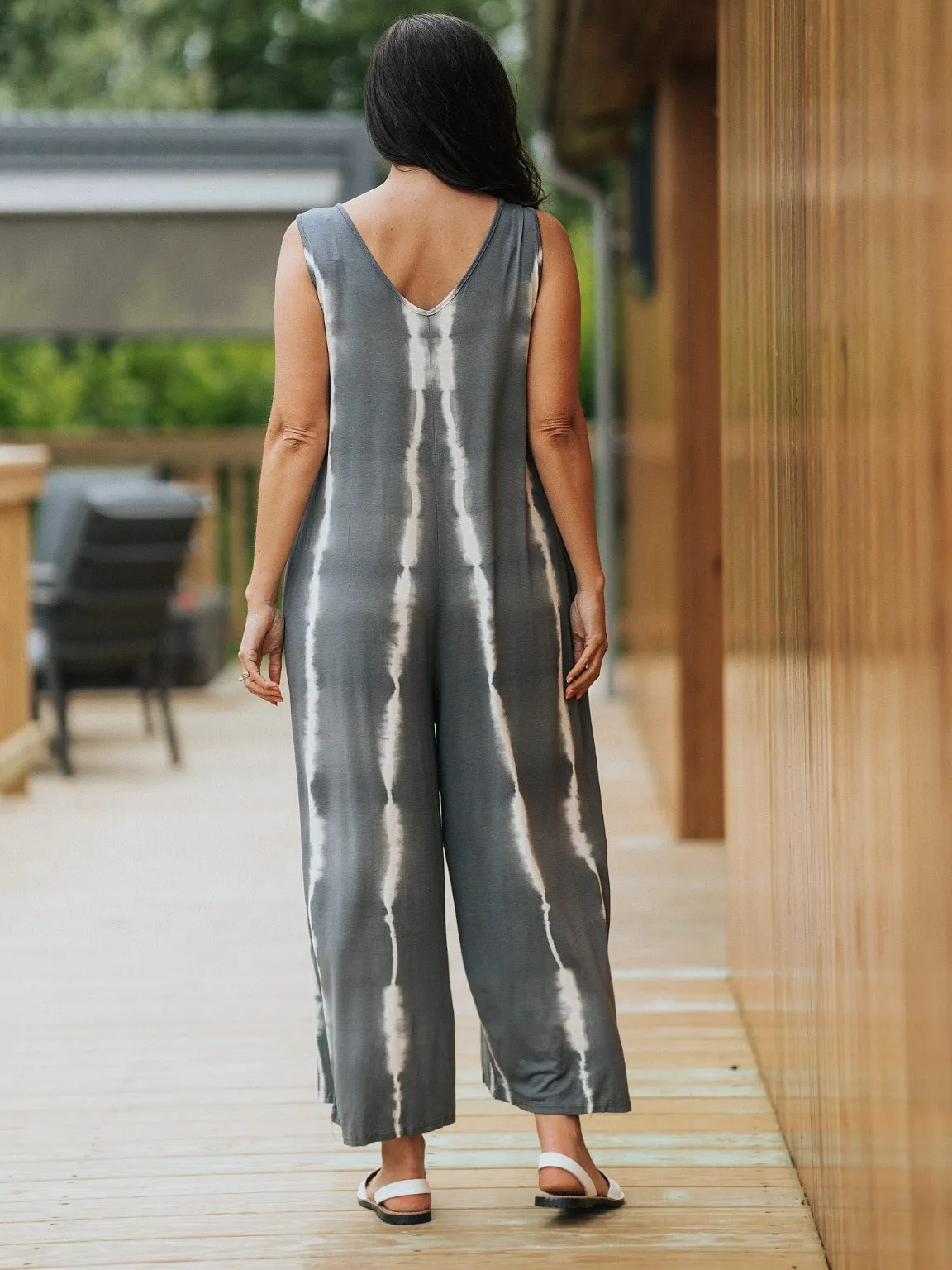 Sleeveless Tie Dye Jumpsuit Harmony