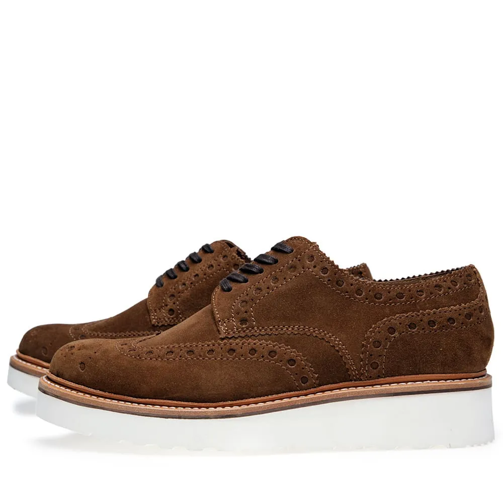 Snuff Suede Grenson V Brogue