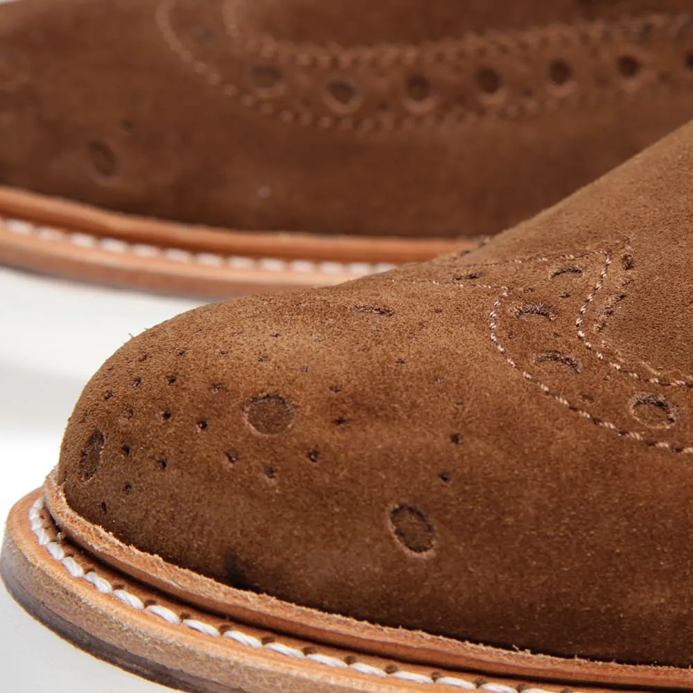 Snuff Suede Grenson V Brogue