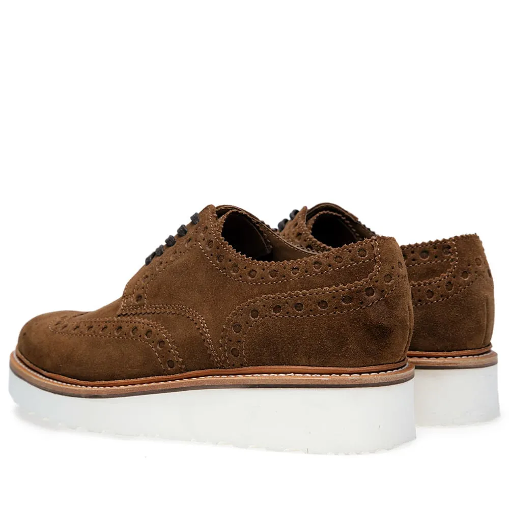 Snuff Suede Grenson V Brogue