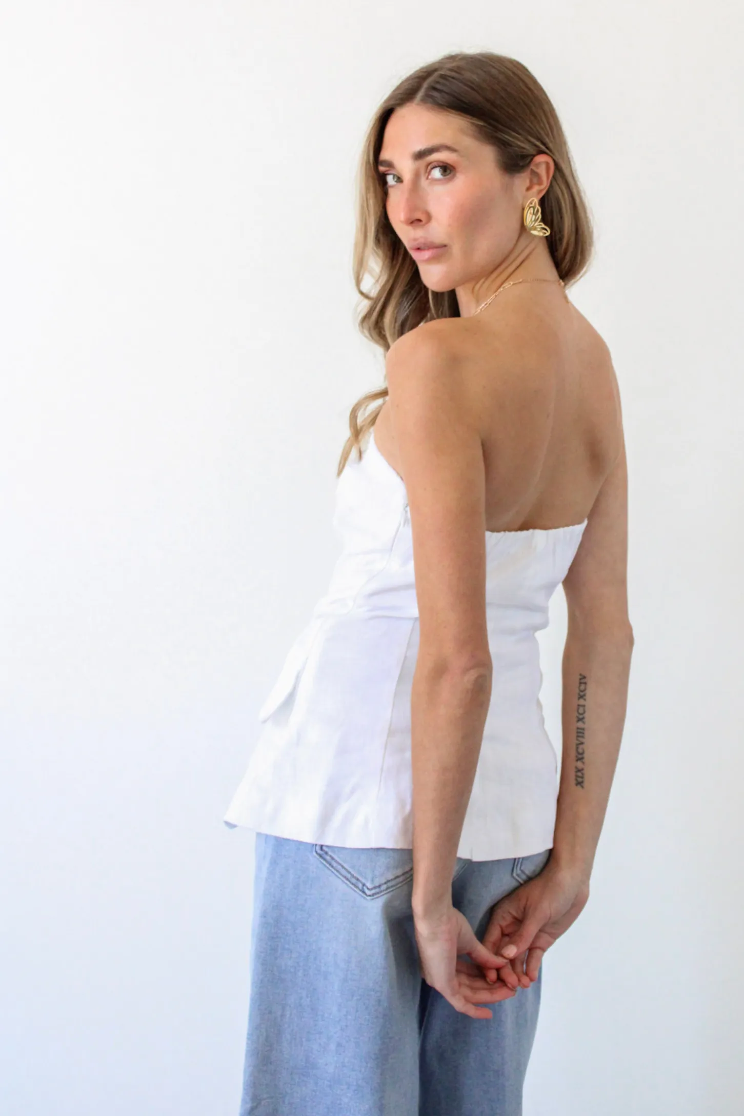 Summer Sun Strapless Top