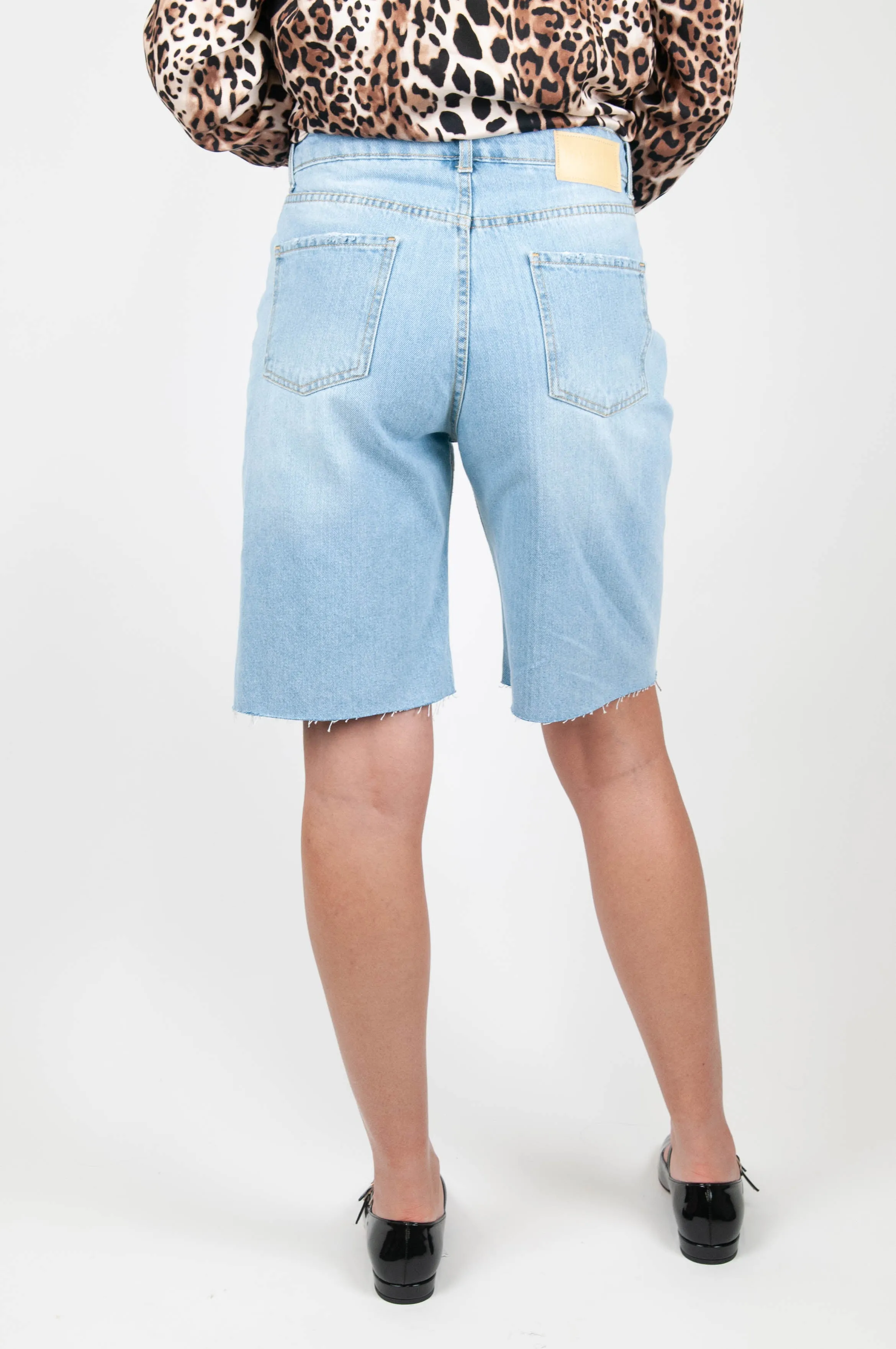 Haveone Denim Bermuda Shorts