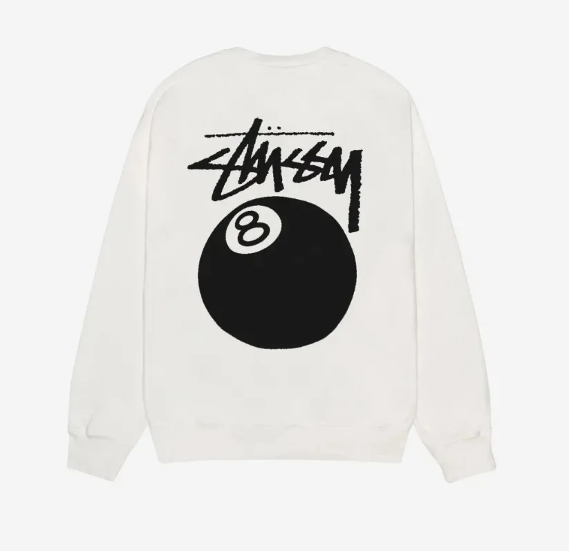 STUSSY Unisex Street Style Logo Skater Style Sweatshirts