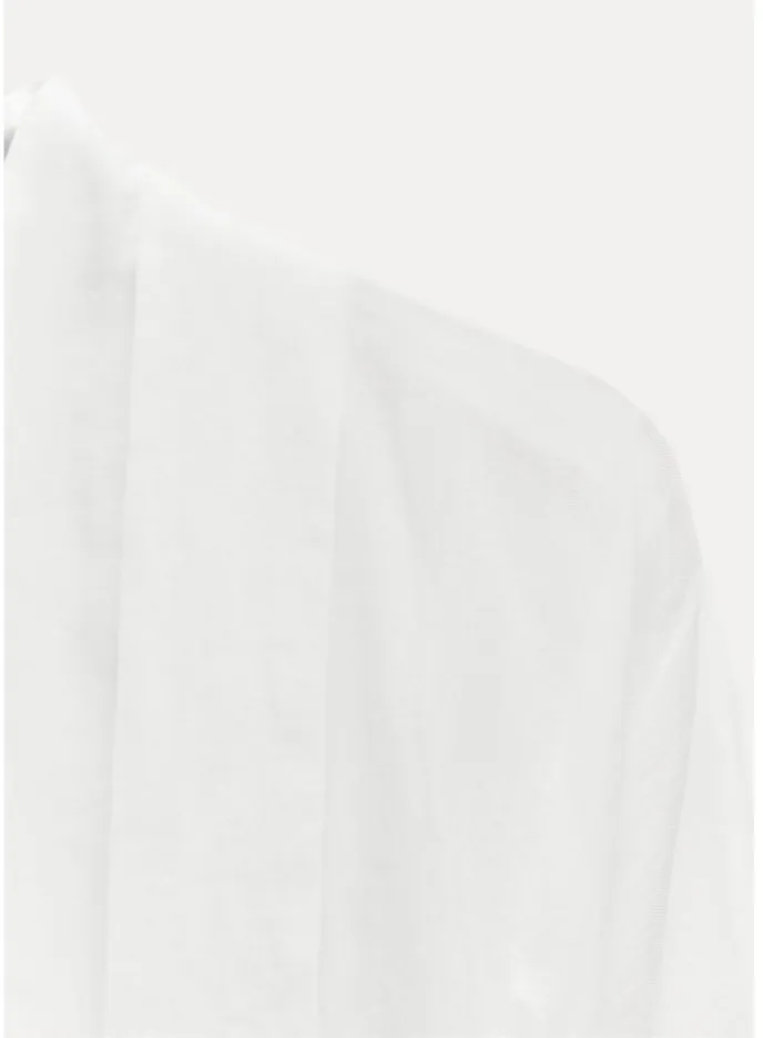 Zara Belted Pleated Shirt