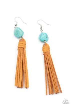 All-Natural Allure Blue Earrings