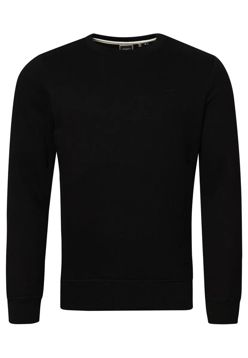 Superdry Vintage Crew Neck Sweatshirts in Black