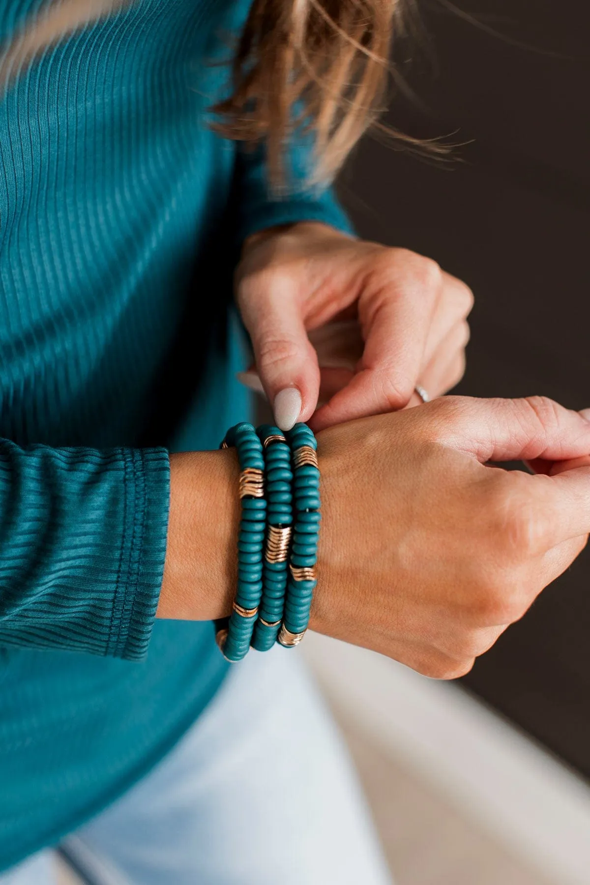 Bracelet Set- Teal Exceptional Flair