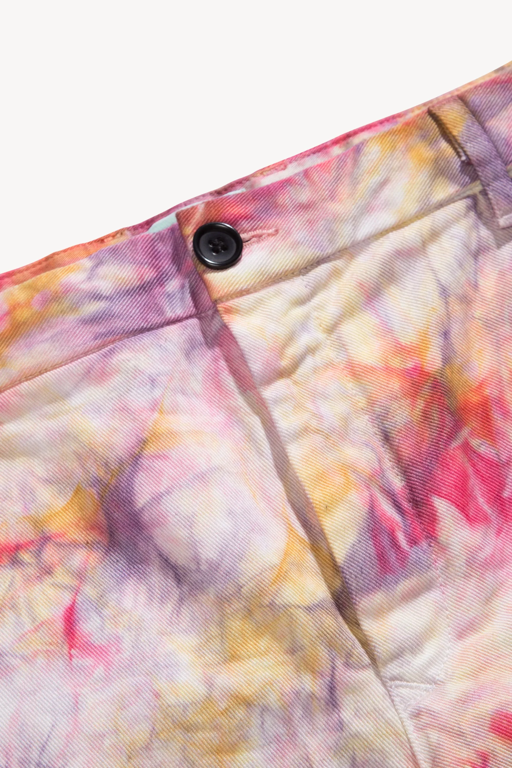 Trendy Tie Dye Chino Shorts