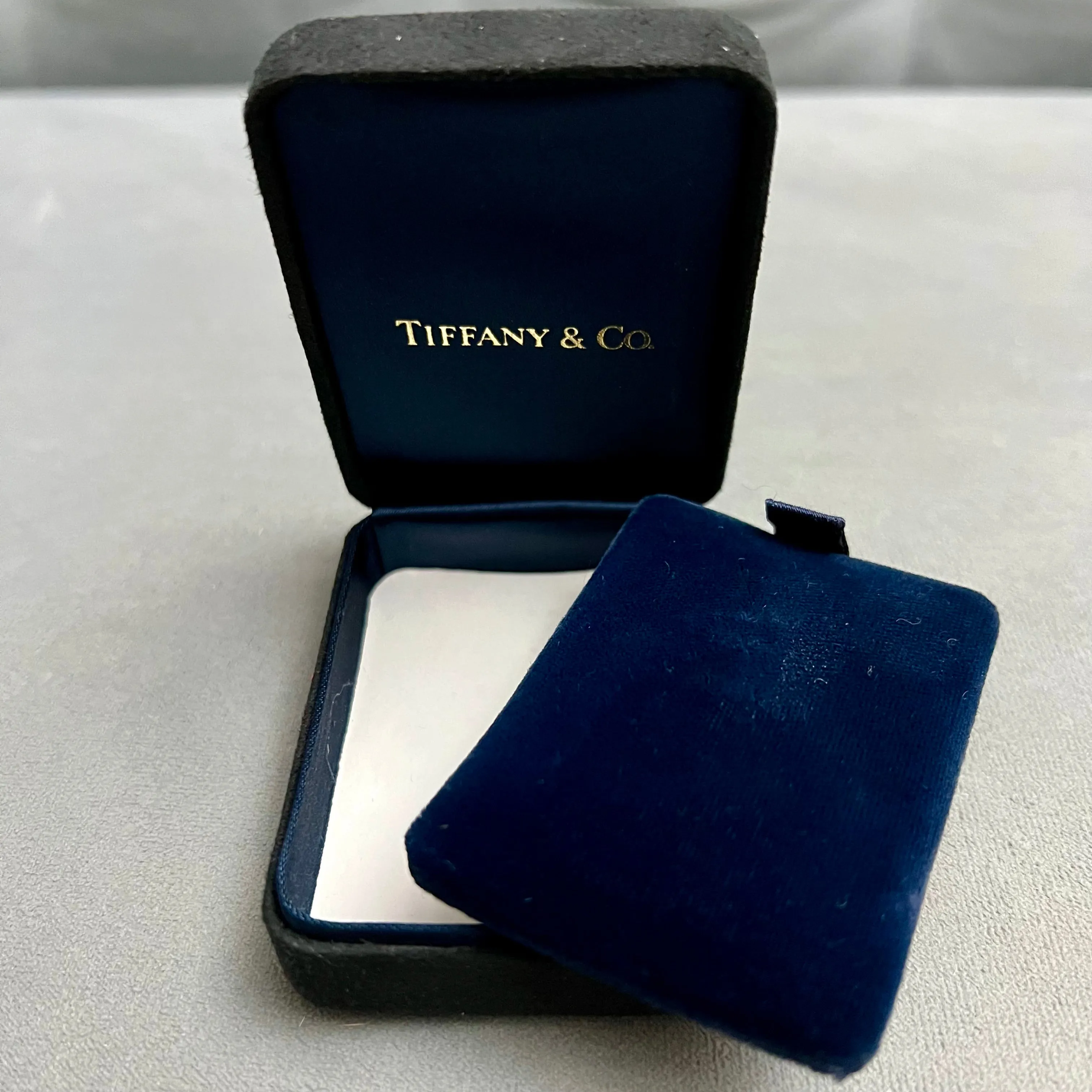 Black Suede Jewelry Box from TIFFANY & Co.