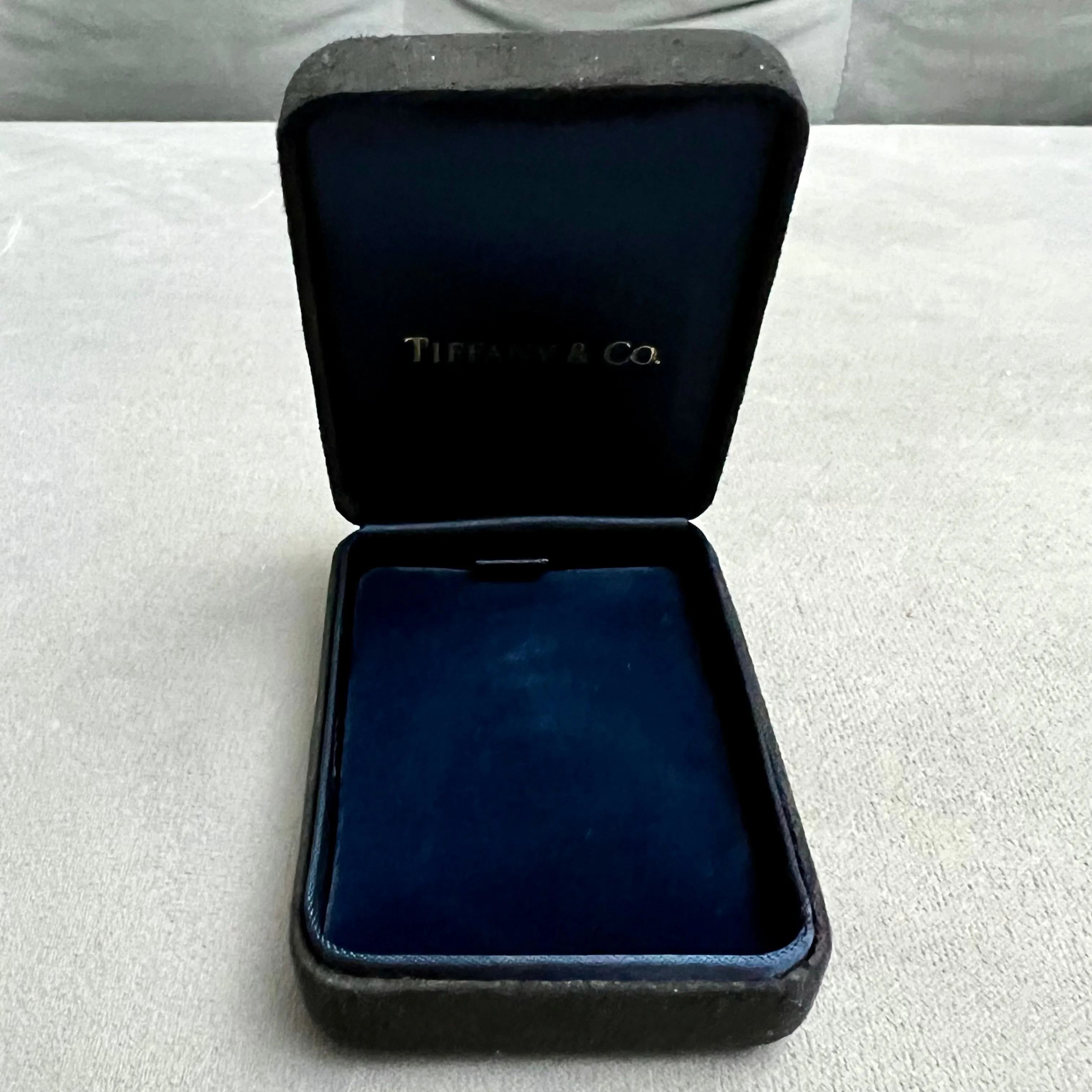 Black Suede Jewelry Box from TIFFANY & Co.