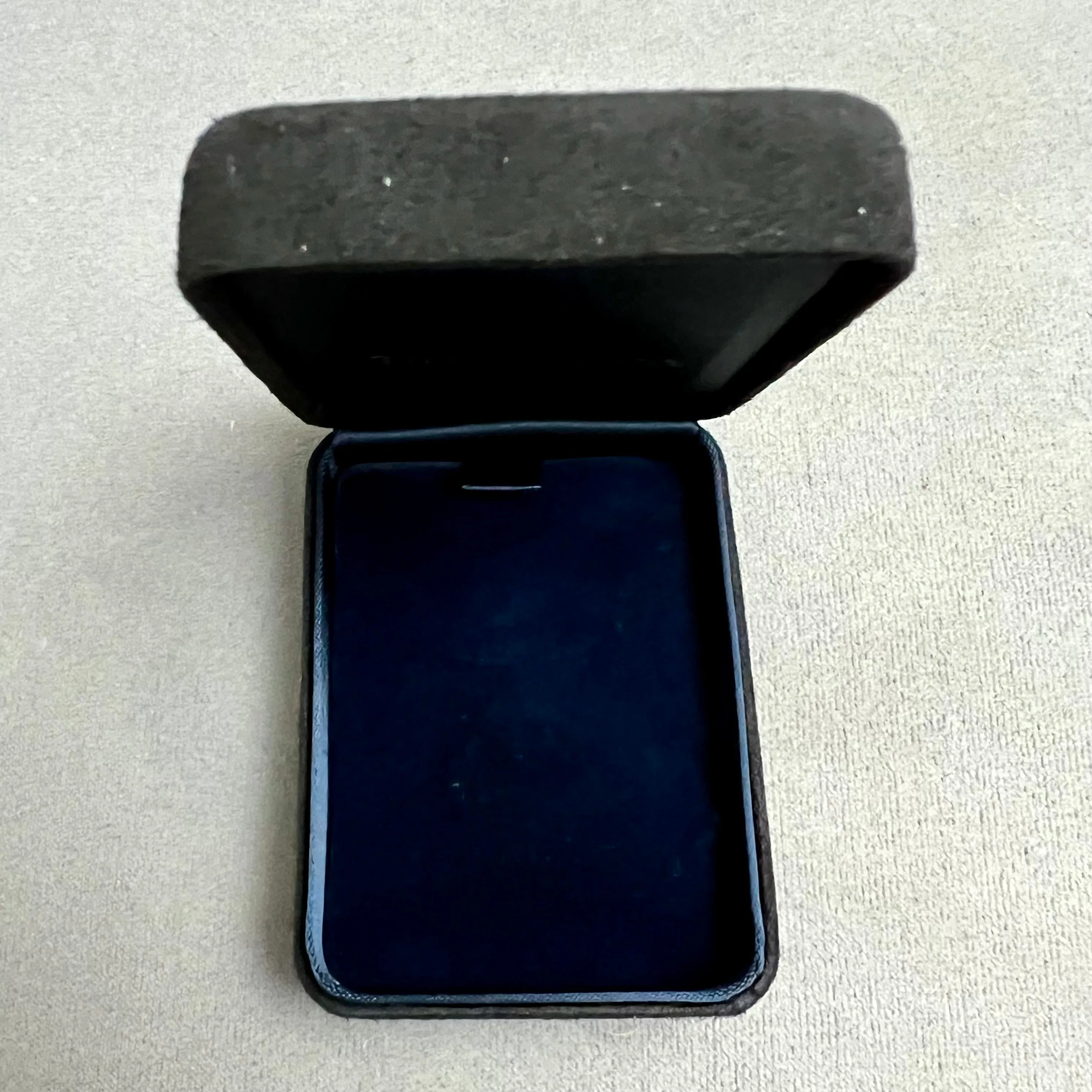 Black Suede Jewelry Box from TIFFANY & Co.