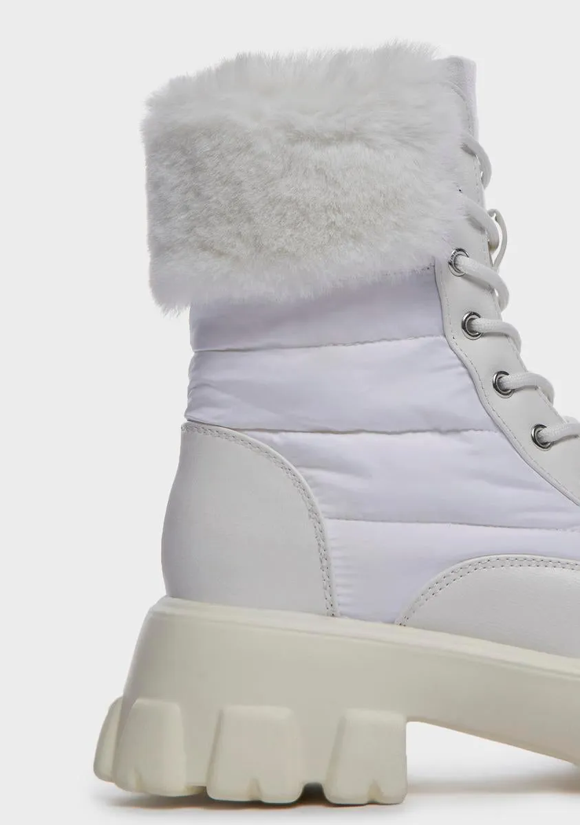 Trendy Icy Combat Boots