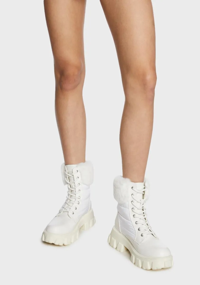 Trendy Icy Combat Boots