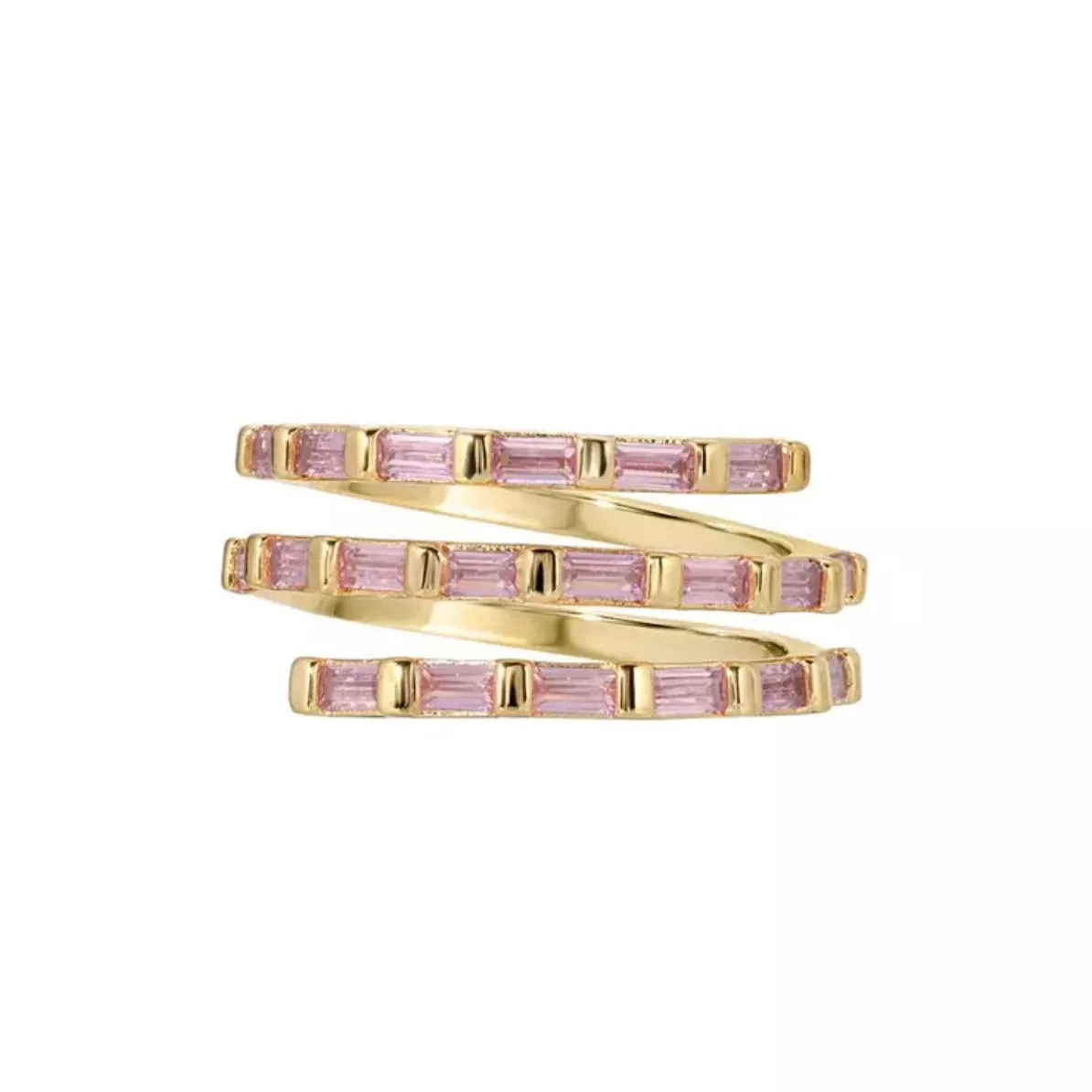 Triple Baguette Ring