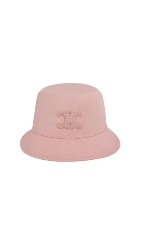 Vintage Pink Cotton Gabardine Bucket Hat