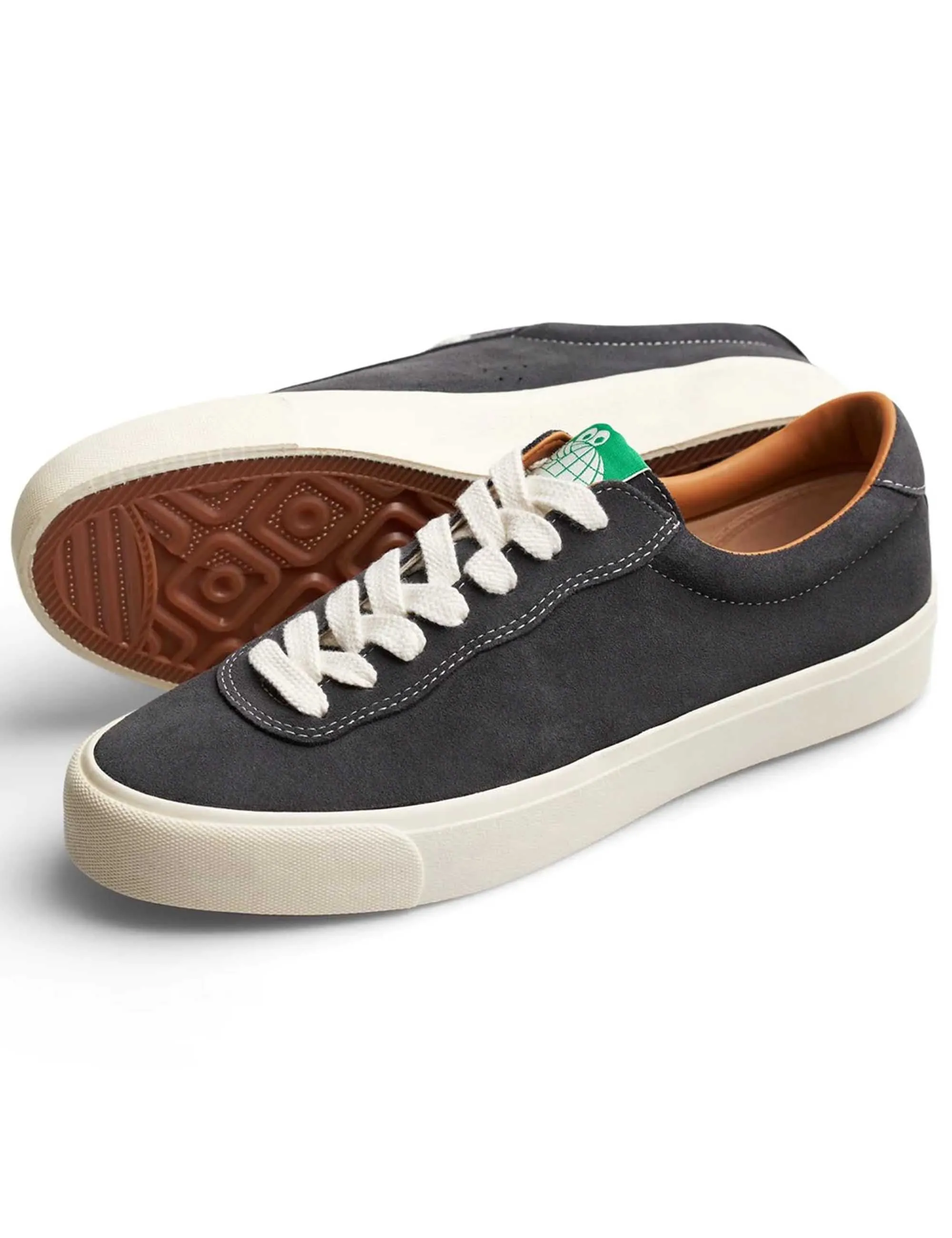 VM001 Lo Grey/White Suede Shoes