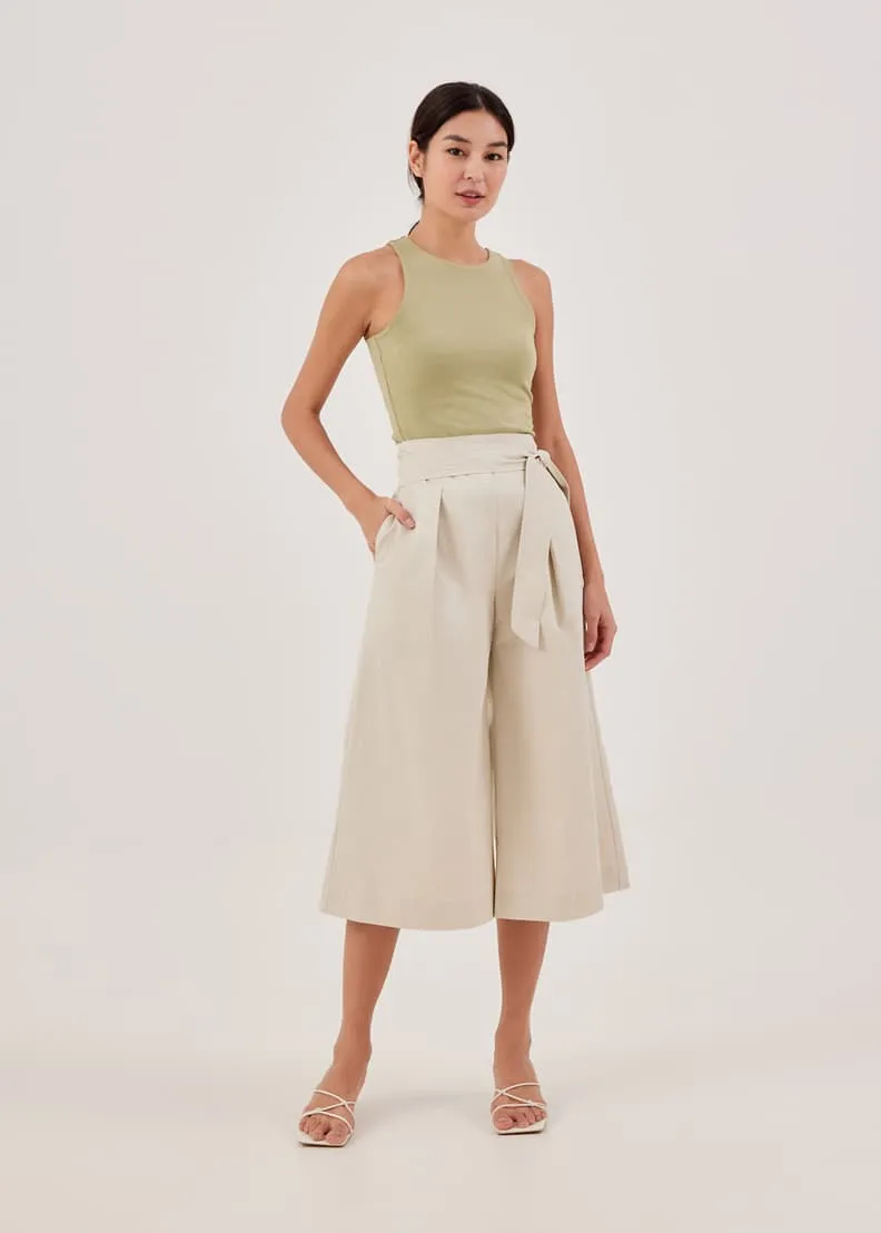 Wide Leg Sash Dallyn Culottes