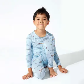 Winter Train Kids Bamboo Pajamas