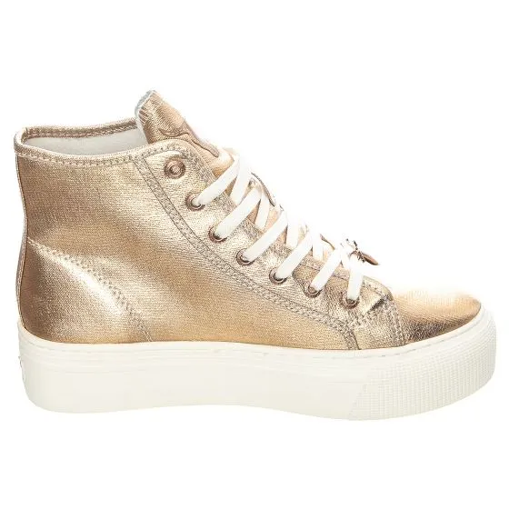 Women's Gold Metallic Runaway Shoes by Windsor Smith